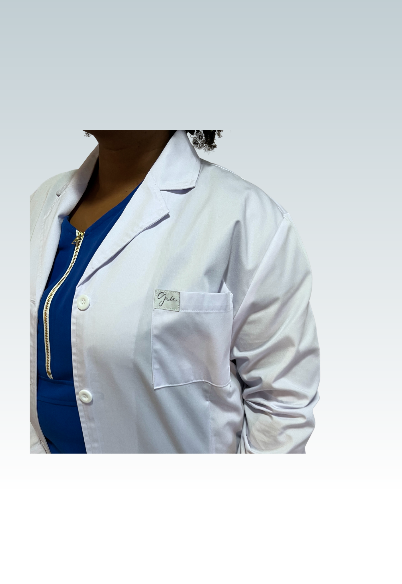 Mili Female Short Lab Coat