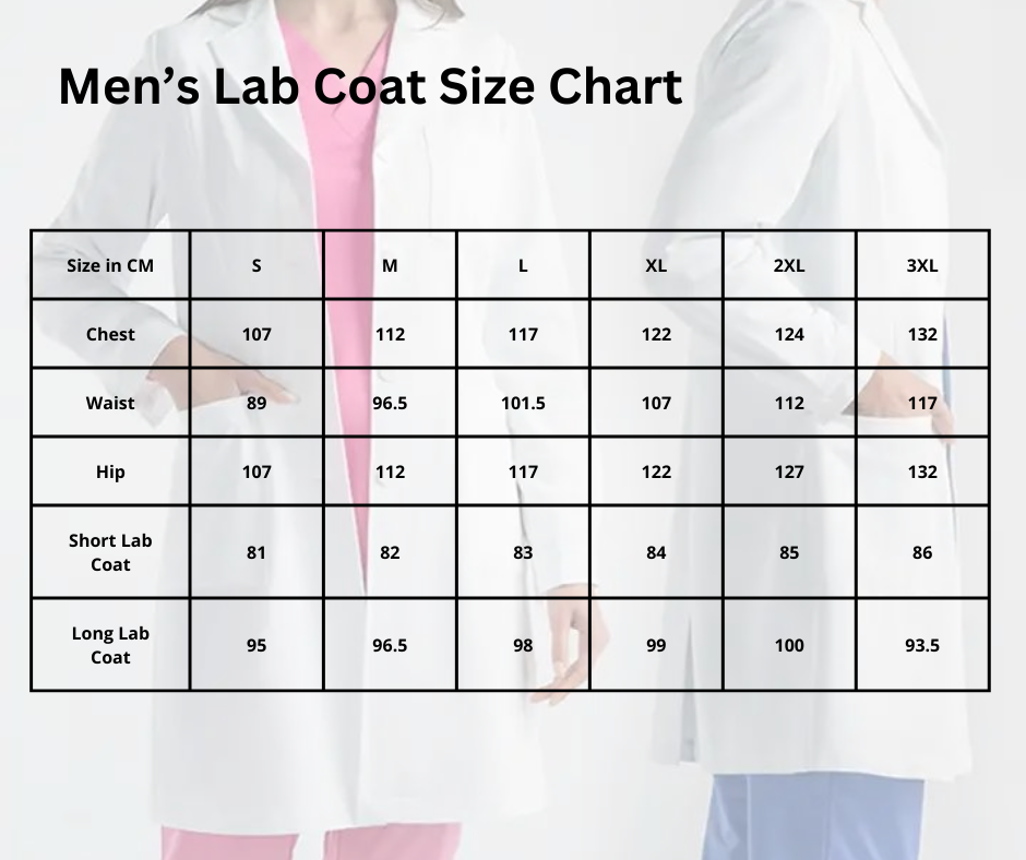 Mili Male Short Lab Coat