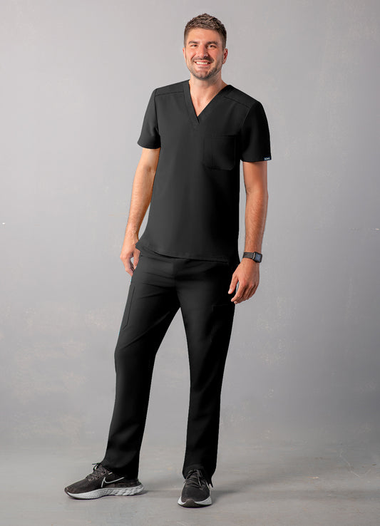 Addition by Adar - Men’s Modern V-neck Top